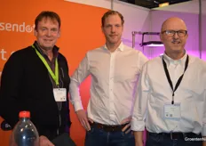 Robert Zuyderwijk of B+H Solutions and Erwin Gräfe and Arie Draaijer of Sendot. Both companies work together, including during Plant Insights. The first edition was held early this year.